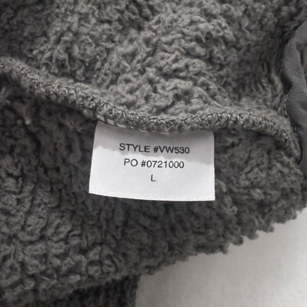 Vuori Charcoal Gray Teddy Jacket - Picture 5 of 6